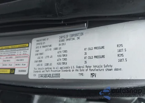 2013 Jeep Wrangler Sahara из США, поврежденный, VIN 1C4AJWBG4DL633555